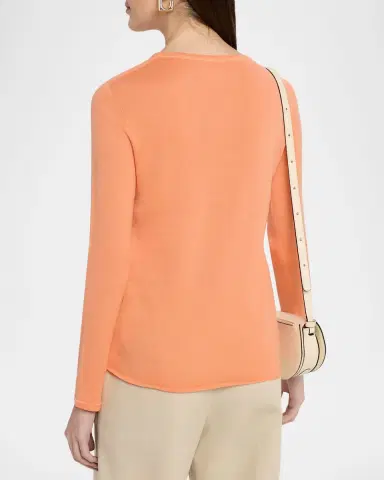 MAJESTIC FILATURES Machine Washable Cashmere Scoop-Neck Pullover | Thumbnail 3