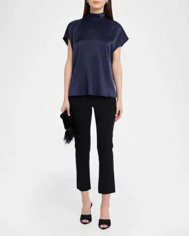 Ungaro Corey Satin Crêpe Blouse | Thumbnail 2