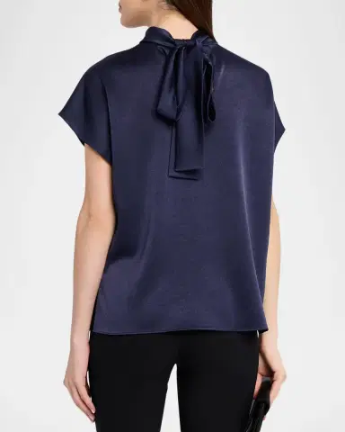 Ungaro Corey Satin Crêpe Blouse | Thumbnail 3