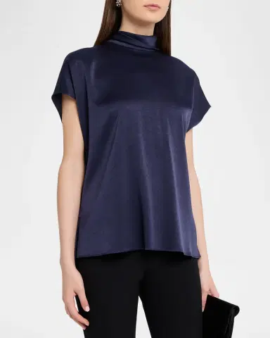 Ungaro Corey Satin Crêpe Blouse | Thumbnail 4