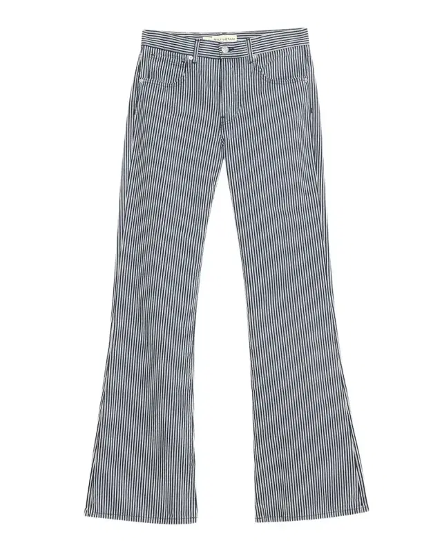 Celia Striped Flare Jeans