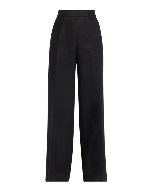 Libertine Heavy Linen Straight-Leg Sailor Pants