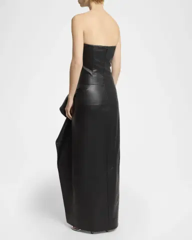 Proenza Schouler Alonna Strapless Leather Dress | Thumbnail 3