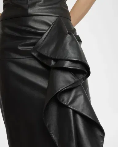 Proenza Schouler Alonna Strapless Leather Dress | Thumbnail 5