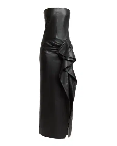 Proenza Schouler Alonna Strapless Leather Dress | Thumbnail 1