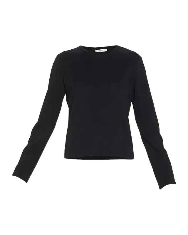 THE ROW Sherman Cotton Jersey Long-Sleeve T-Shirt