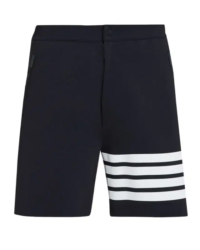 Thom Browne Men 's 4-Bar Mid-Thigh Shorts