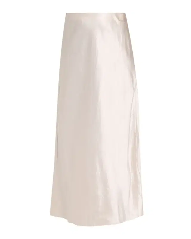 Vince Side-Slit Satin Slip Skirt