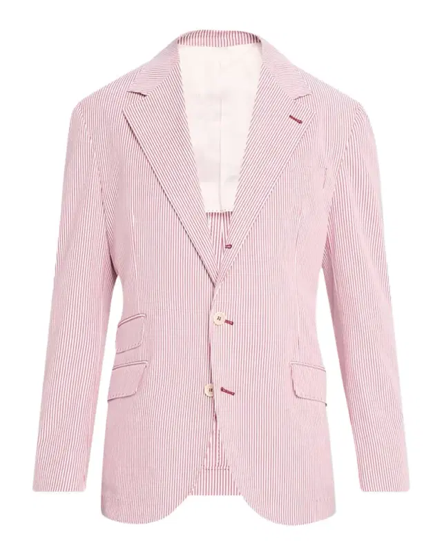 Brunello Cucinelli Men 's Cotton-Blend Single-Breasted Jacket