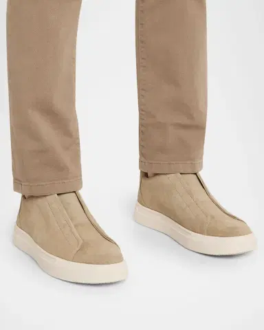 Vince Men's Lakewood Suede Low-Top Sneakers | Thumbnail 2 Vince Men's Lakewood Suede Low-Top Sneakers | Thumbnail 2