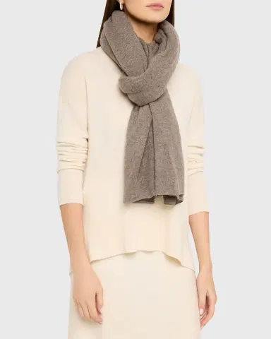 Lisa Yang Solid Cashmere Scarf | Thumbnail 3
