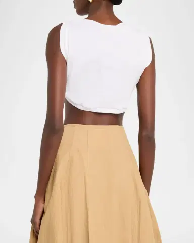 A.L.C. Mae Cropped High-Neck Top | Thumbnail 3