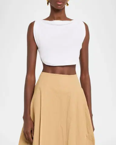 A.L.C. Mae Cropped High-Neck Top | Thumbnail 4