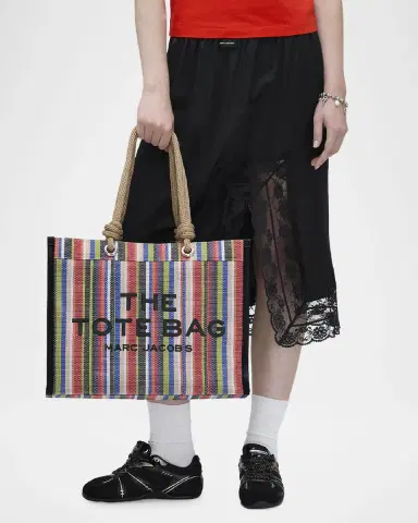 Marc Jacobs The Stripe Mesh Large Tote Bag | Thumbnail 4 Marc Jacobs The Stripe Mesh Large Tote Bag | Thumbnail 4