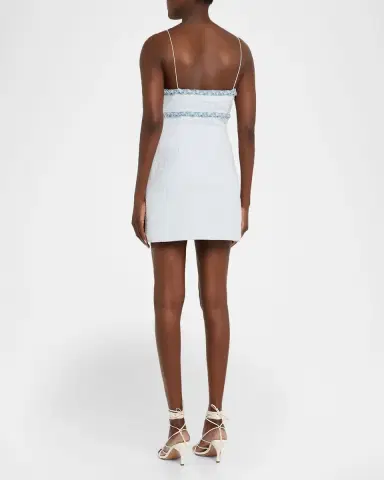 LoveShackFancy Novara Tweed Mini Dress | Thumbnail 3 LoveShackFancy Novara Tweed Mini Dress | Thumbnail 3
