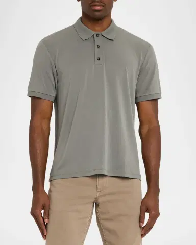 rag & bone Men's Slim Stretch Polo Shirt | Thumbnail 4 rag & bone Men's Slim Stretch Polo Shirt | Thumbnail 4