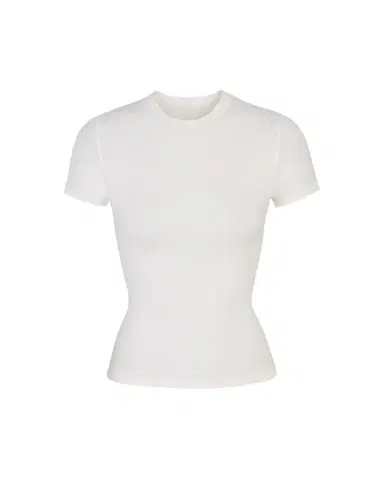 Skims Cotton Jersey Crewneck T-Shirt | Thumbnail 1