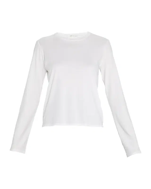 THE ROW Sherman Cotton Jersey Long-Sleeve T-Shirt