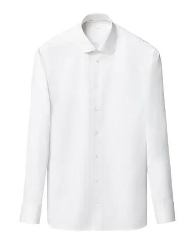 Eton Men's Slim Fit Textured Elevated Pique Dress Shirt | Thumbnail 1
