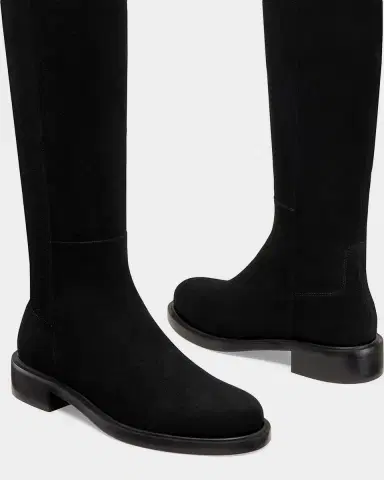 Stuart Weitzman 5050 Gisele Suede Over The Knee Boots | Thumbnail 4