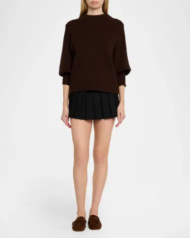 Miu Miu Sabot Suede Moccasin Mules | Thumbnail 3 Miu Miu Sabot Suede Moccasin Mules | Thumbnail 3