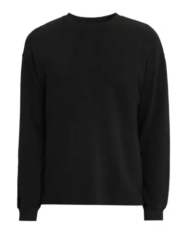 Frame Men's Cotton Waffle Textured Long-Sleeve T-Shirt | Thumbnail 1