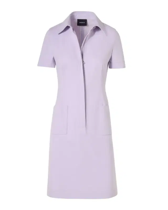 Stretch Denim Mini Tunic Dress