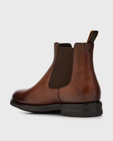 Santoni Men's Enver Casual Leather Chelsea Boots | Thumbnail 3 Santoni Men's Enver Casual Leather Chelsea Boots | Thumbnail 3