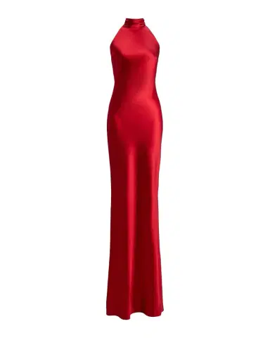 Ralph Lauren Collection Chilton Stretch Satin Evening Dress | Thumbnail 1 Ralph Lauren Collection Chilton Stretch Satin Evening Dress | Thumbnail 1