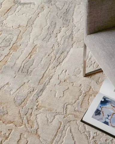 Exquisite Rugs Infinity Power-Loomed Grey/Silver Rug | Thumbnail 3