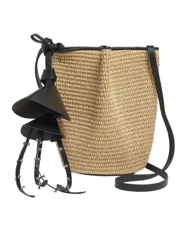 Givenchy Snap Nano Raffia Bucket Bag | Thumbnail 1 Givenchy Snap Nano Raffia Bucket Bag | Thumbnail 1