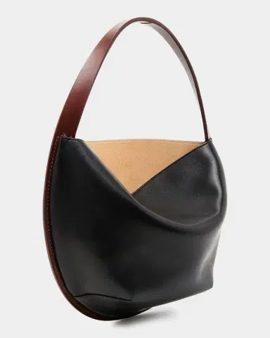 Jil Sander Pivot Oval Leather Hobo Bag | Thumbnail 2