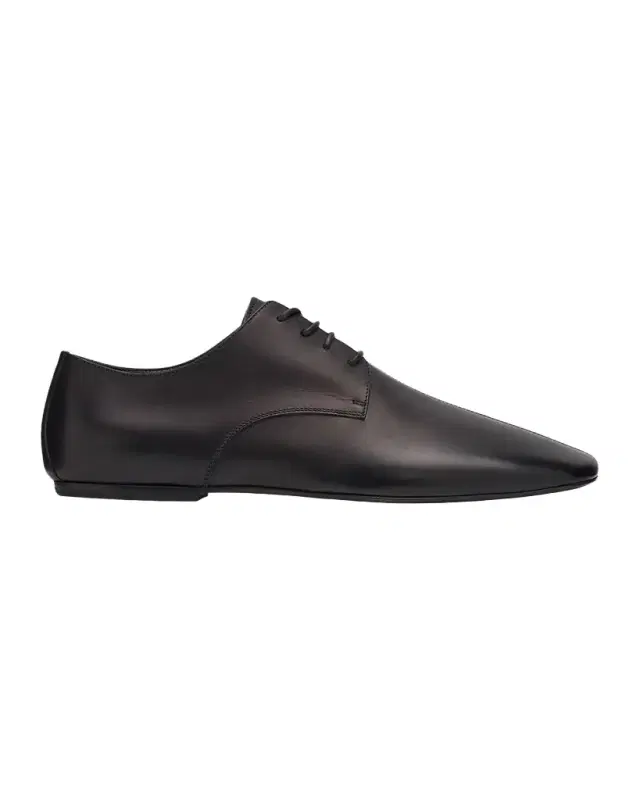 Dries Van Noten Men 's Minimal Leather Oxford Shoes