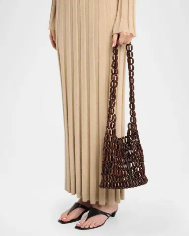 STAUD Coronado Wooden Bead Tote Bag | Thumbnail 2 STAUD Coronado Wooden Bead Tote Bag | Thumbnail 2