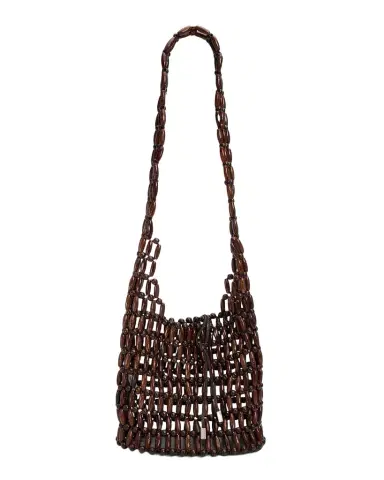 STAUD Coronado Wooden Bead Tote Bag | Thumbnail 1 STAUD Coronado Wooden Bead Tote Bag | Thumbnail 1