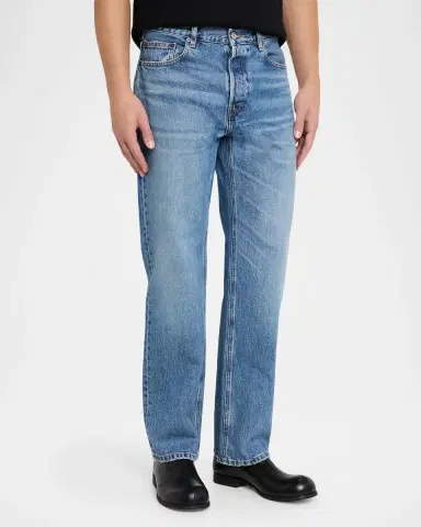 FRAME Men's Relaxed Light Wash Jeans | Thumbnail 4