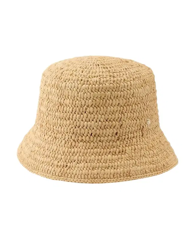 Helen Kaminski Chaturi Raffia Crochet Bucket Hat