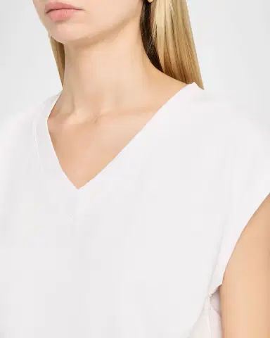 Eileen Fisher Cap-Sleeve Organic Cotton Terry Top | Thumbnail 5 Eileen Fisher Cap-Sleeve Organic Cotton Terry Top | Thumbnail 5