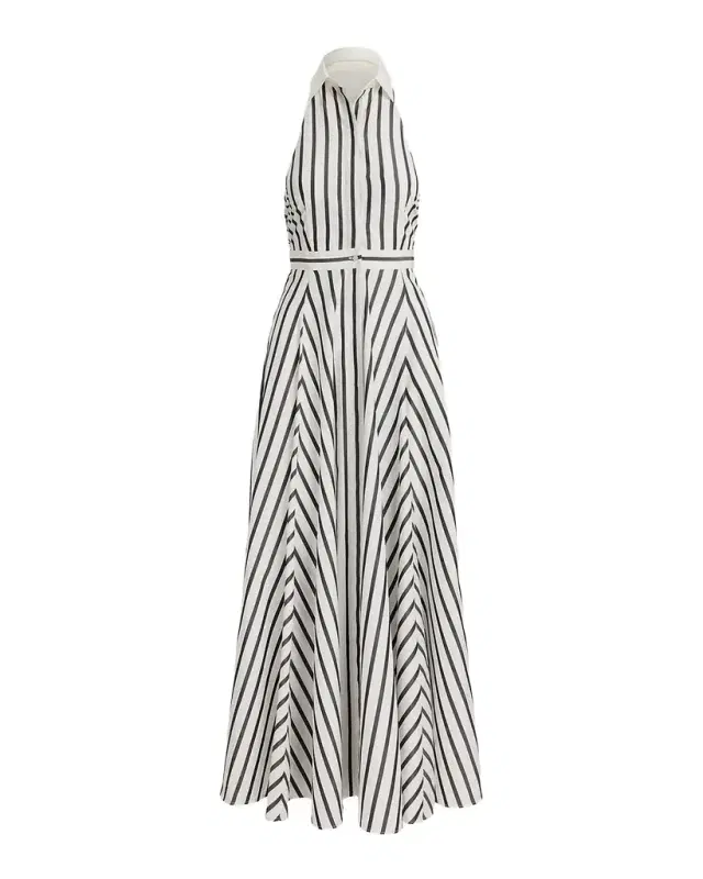 Eldred Striped Cotton Day Dress