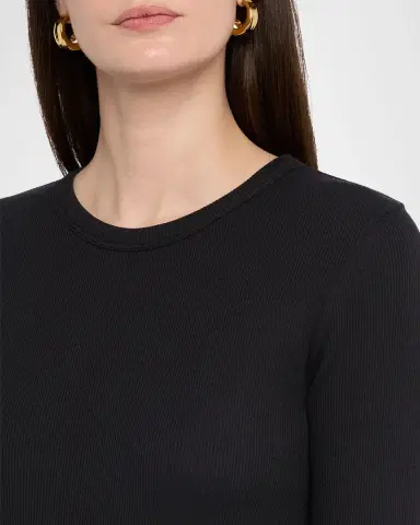 rag & bone The Essential Ribbed Long-Sleeve Tee | Thumbnail 5 rag & bone The Essential Ribbed Long-Sleeve Tee | Thumbnail 5