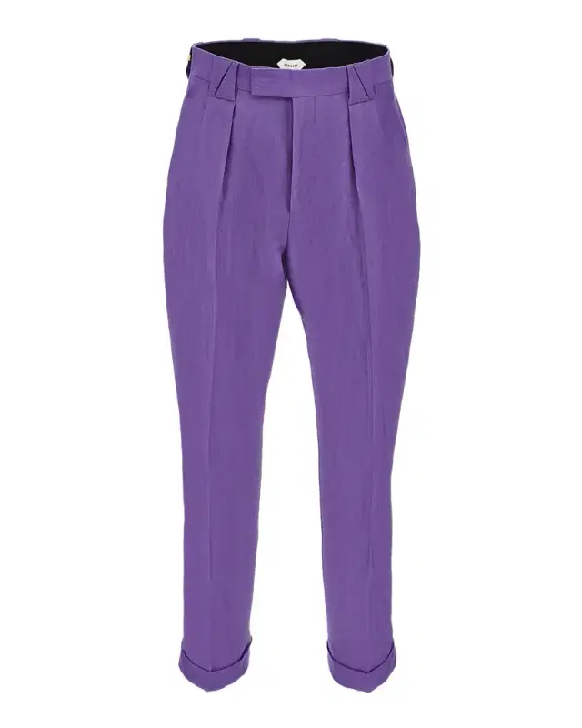 Men 's Virgin Wool and Linen Trousers