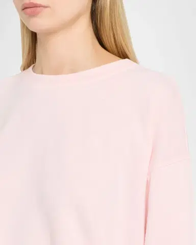 Eileen Fisher Cropped Organic Cotton Terry Sweatshirt | Thumbnail 5