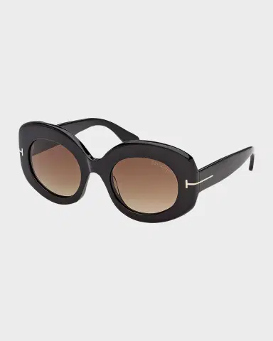 Tom Ford Claudette 51MM Oval Sunglasses | Thumbnail 2