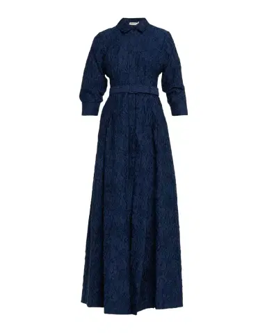Simkhai Courtney Belted Organza Jacquard Gown | Thumbnail 1 Simkhai Courtney Belted Organza Jacquard Gown | Thumbnail 1