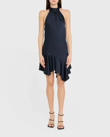 Ramy Brook Nari Asymmetric Flounce Halter Mini Dress | Thumbnail 2 Ramy Brook Nari Asymmetric Flounce Halter Mini Dress | Thumbnail 2