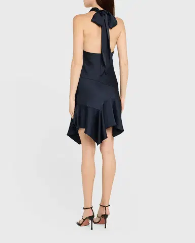 Ramy Brook Nari Asymmetric Flounce Halter Mini Dress | Thumbnail 3 Ramy Brook Nari Asymmetric Flounce Halter Mini Dress | Thumbnail 3