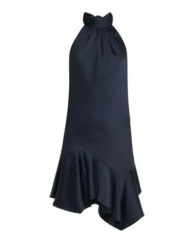 Ramy Brook Nari Asymmetric Flounce Halter Mini Dress | Thumbnail 1 Ramy Brook Nari Asymmetric Flounce Halter Mini Dress | Thumbnail 1