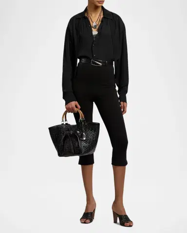 Ralph Lauren Collection Karmen Satin Shirt | Thumbnail 2