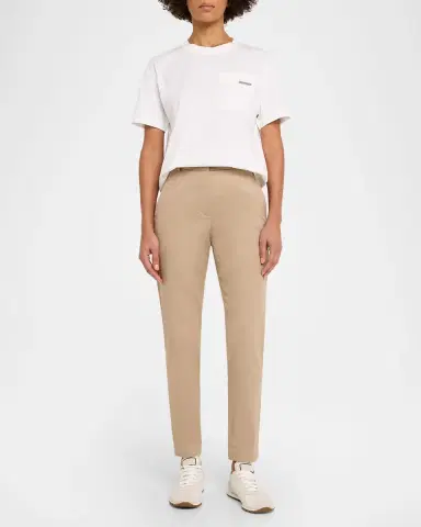 Brunello Cucinelli Cotton Jersey Short-Sleeve T-Shirt With Monili Tab Pocket | Thumbnail 2 Brunello Cucinelli Cotton Jersey Short-Sleeve T-Shirt With Monili Tab Pocket | Thumbnail 2