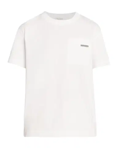 Brunello Cucinelli Cotton Jersey Short-Sleeve T-Shirt With Monili Tab Pocket | Thumbnail 1 Brunello Cucinelli Cotton Jersey Short-Sleeve T-Shirt With Monili Tab Pocket | Thumbnail 1